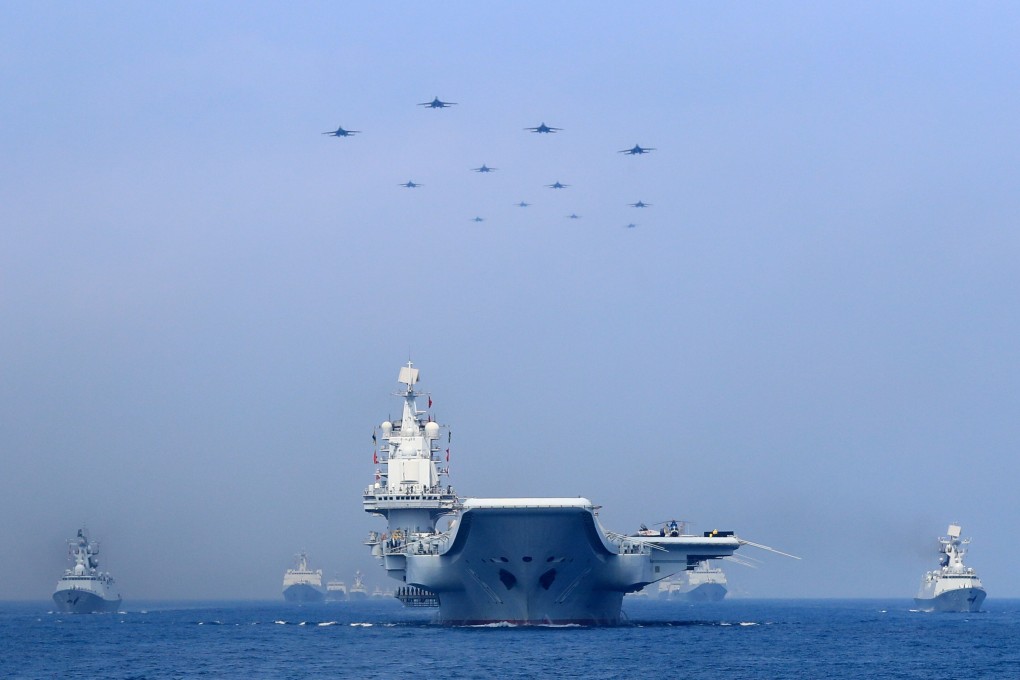 China’s military exercise is being conducted west of the Leizhou Peninsula in Guangdong province during March. Photo: Reuters