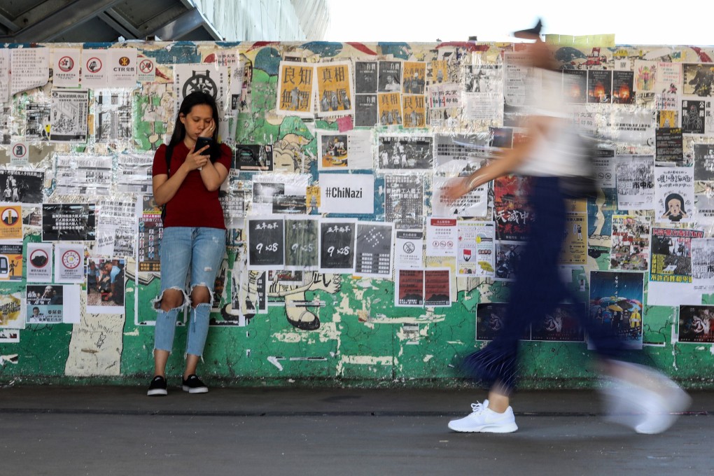 Lennon Walls were flash points of conflict between opposing camps at the height of the 2019 social unrest in Hong Kong. Photo: Felix Wong