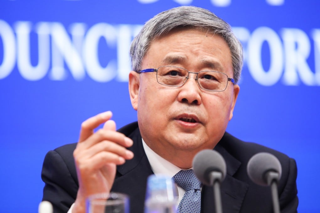 Guo Shuqing, Communist Party secretary of the People’s Bank of China (PBOC), says the US stock market is the greatest bubble risk in the global economy. Photo: Simon Song