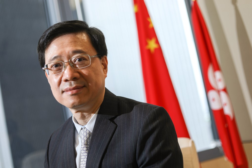 Secretary for Security John Lee addressed the UN webinar. Photo: May Tse