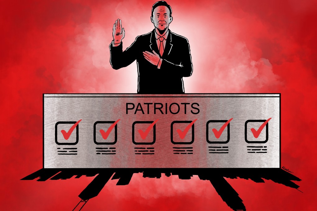 The concept of ‘patriots governing Hong Kong’ has gained currency and momentum in recent months. Illustration: Lau Ka-kuen