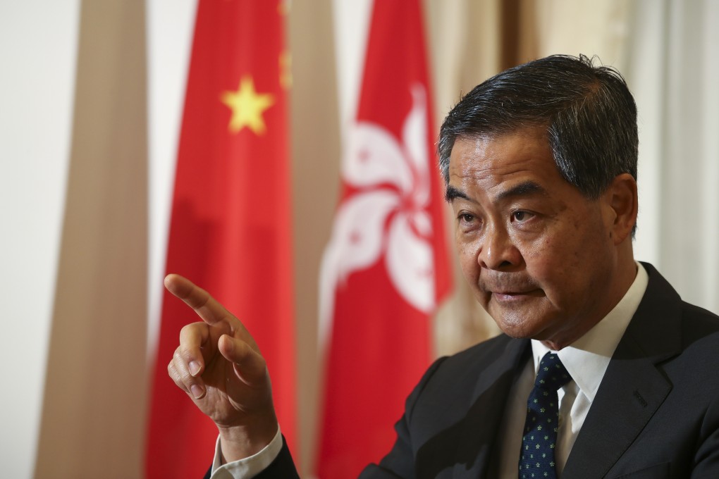Former Hong Kong chief executive Leung Chun-ying. Photo: Nora Tam