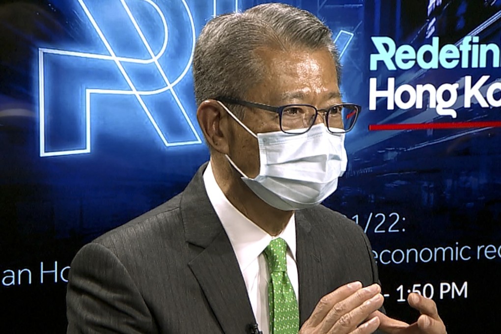 Paul Chan appears in the Redefining Hong Kong series organised by the South China Morning Post. Photo: SCMP