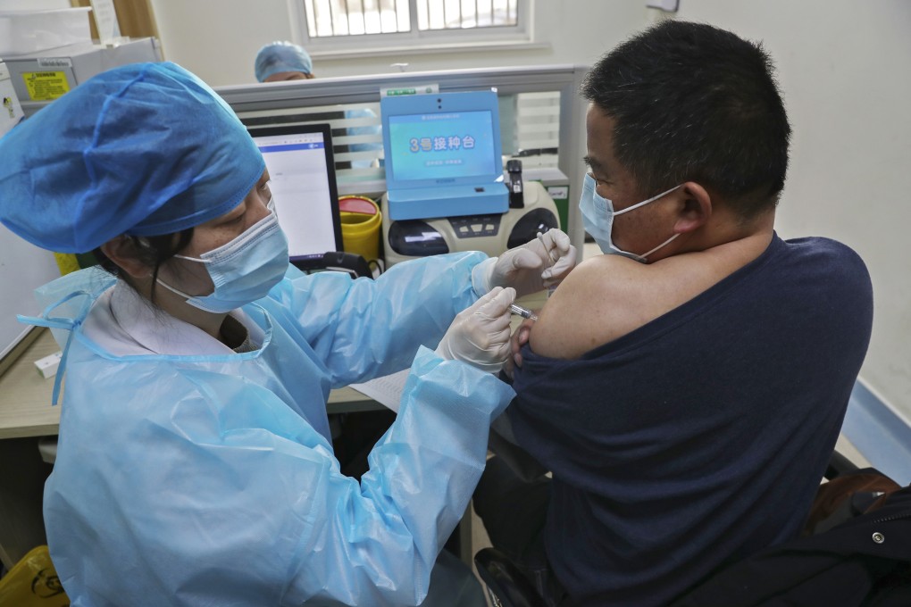 China plans to inoculate 40 per cent of the population by July. Photo: AP