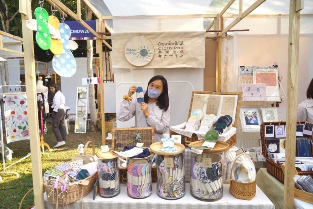 Kesinee Jirawanidchakorn, 38, wants her reusable cloth menstrual pads to address environmental sustainability concerns and eradicate the stigma surrounding menstruation. Photo: Handout