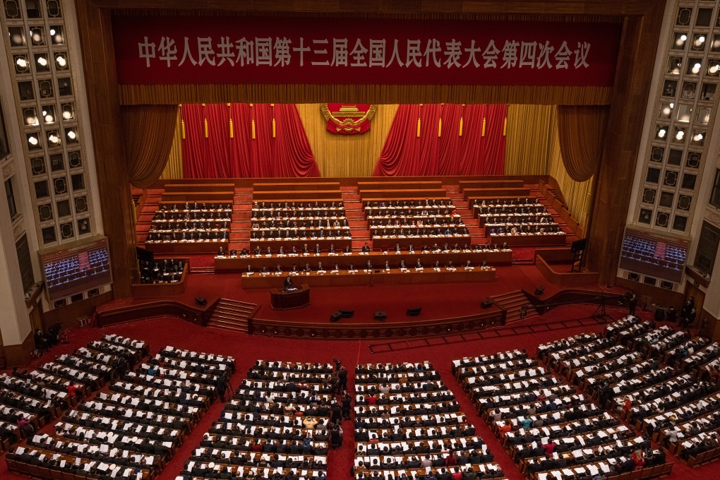 China’s Premier Li Keqiang delivered the annual government work report at the National People’s Congress (NPC) on Friday in Beijing. Photo: EPA-EFE