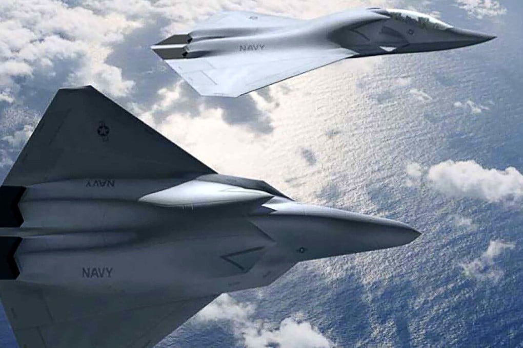 An artist’s impression of the US Next Generation Air Dominance (NGAD) fighter jet. Photo: Handout/Boeing