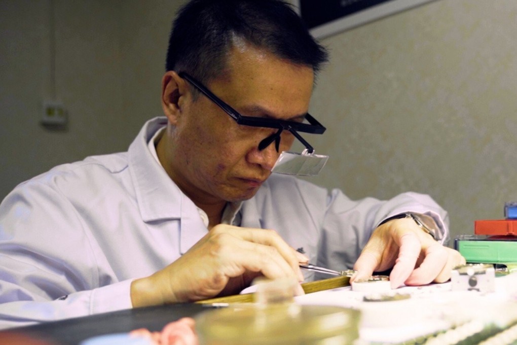 Lin Yonghua is one of only three people in China accredited by the AHCI, a prestigious association of independent watchmakers. Photo: Fang Xin