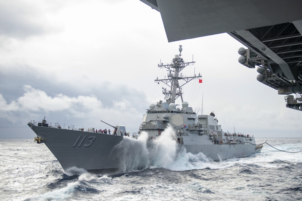 The USS John Finn’s transit was described by the navy as a scheduled deployment. Photo: Handout