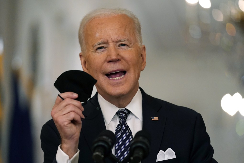President Joe Biden offered Americans a glimpse of hope that life could begin to return to normal this summer. Photo: Bloomberg