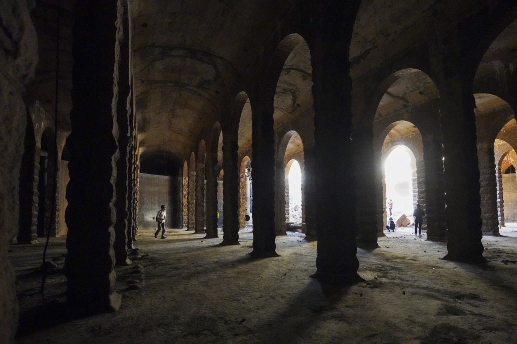 The visually striking underground reservoir in Shek Kip Mei, believed to have been built in 1904, has been given a last-minute reprieve from the wrecking ball by authorities. Photo: Winson Wong