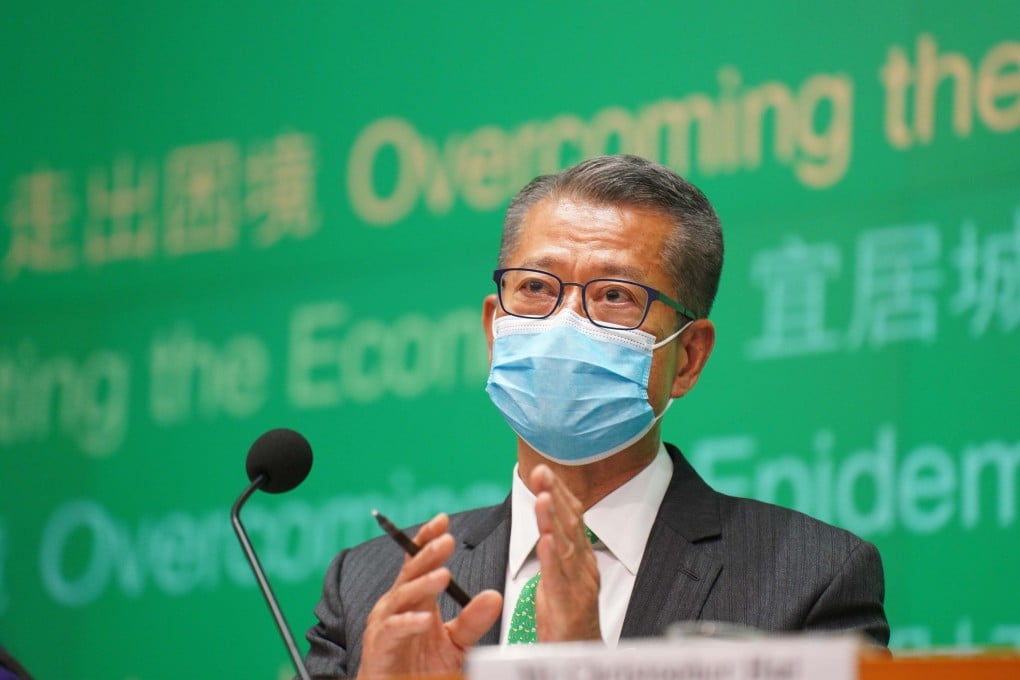 Hong Kong Financial Secretary Paul Chan said the Heritage Foundation showed “political bias” in dropping Hong Kong from its Index of Economic Freedom. Photo: Xinhua