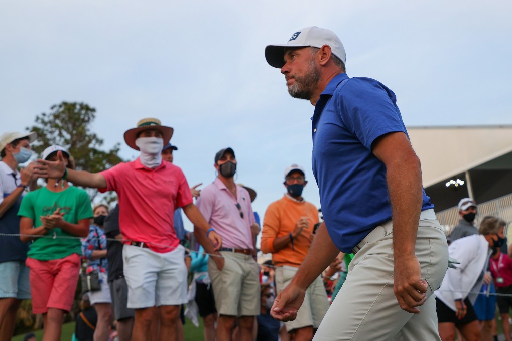 England’s Lee Westwood walks from the 18th green after the third round of The Players Championship. Photo: TNS