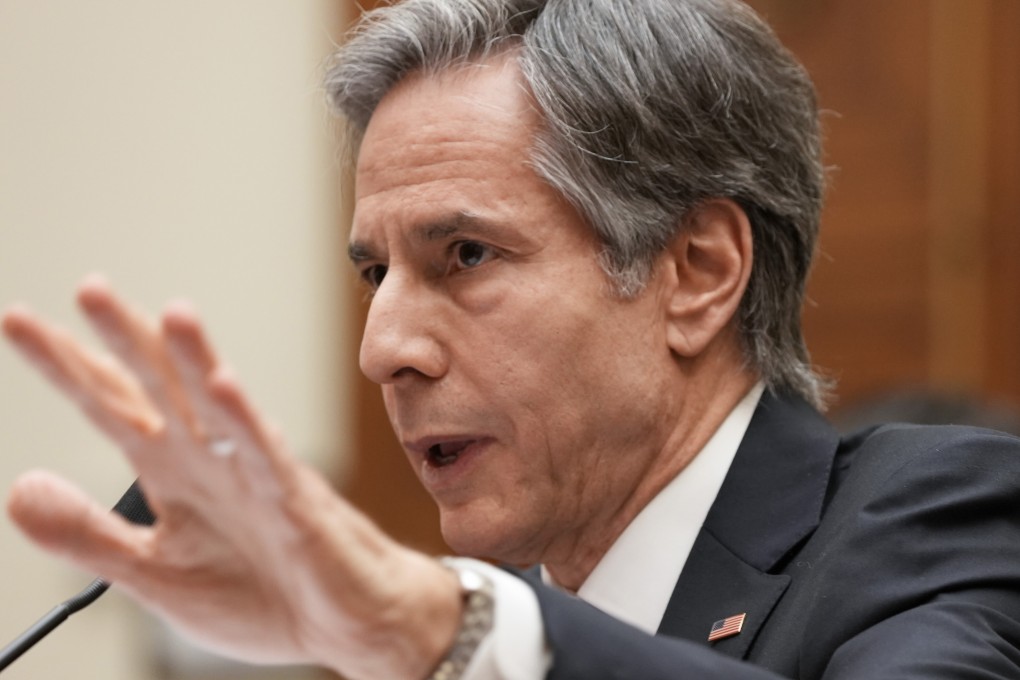 US Secretary of State Antony Blinken testifies before the US House Foreign Affairs Committee on Wednesday. Photo: Xinhua