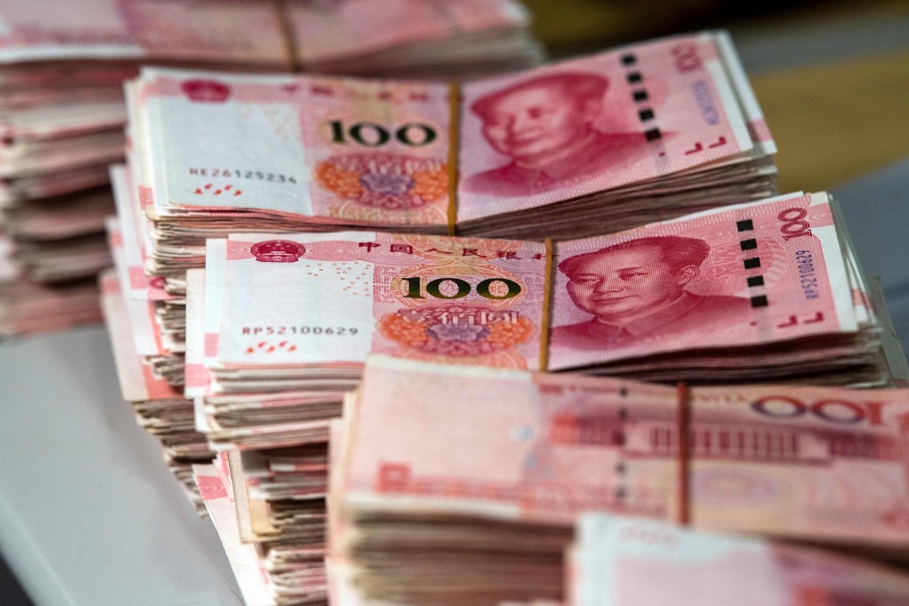 The People’s Bank of China (PBOC) also said it had injected another 10 billion yuan (US$1.5 billion) worth of seven-day reverse repos into the banking system. Photo: AFP