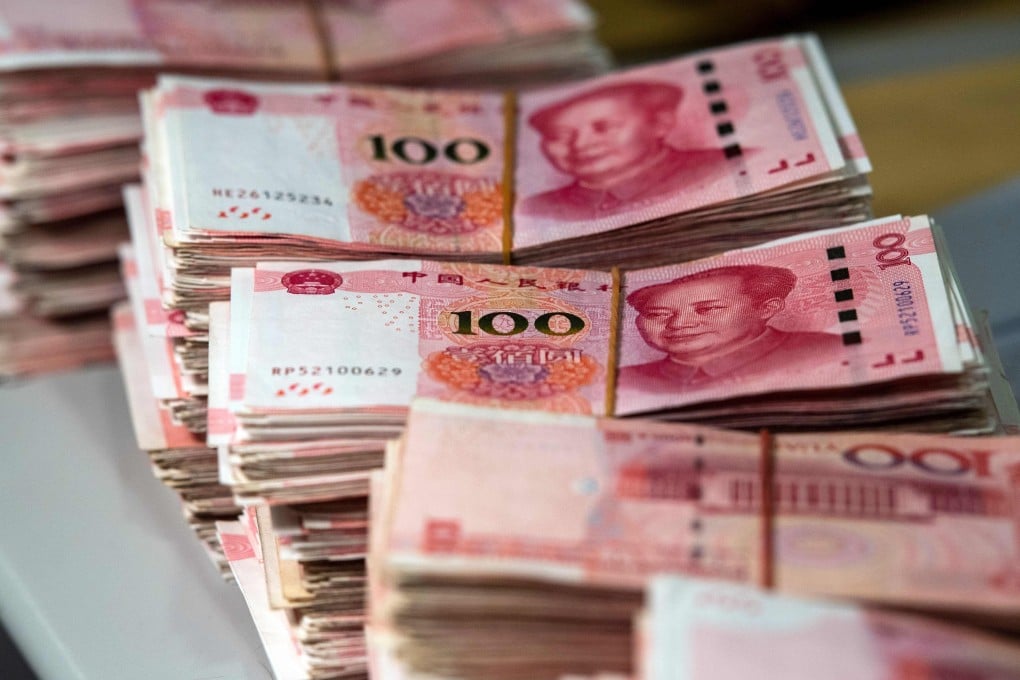 The People’s Bank of China (PBOC) also said it had injected another 10 billion yuan (US$1.5 billion) worth of seven-day reverse repos into the banking system. Photo: AFP