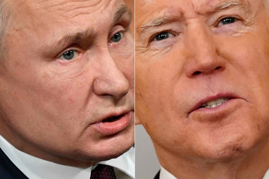 A combination photo showing Russian President Vladimir Putin and US President Joe Biden. Photo: AFP