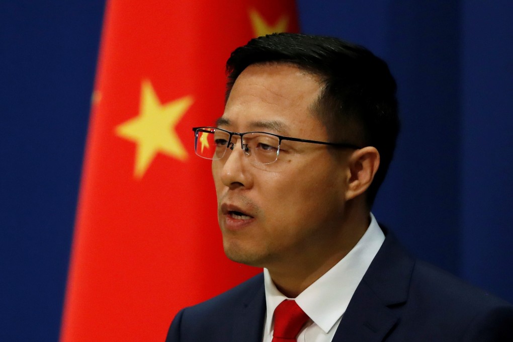 Chinese foreign ministry spokesman Zhao Lijian accused Japan of becoming a “strategic vassal” of the United States. Photo: Kyodo