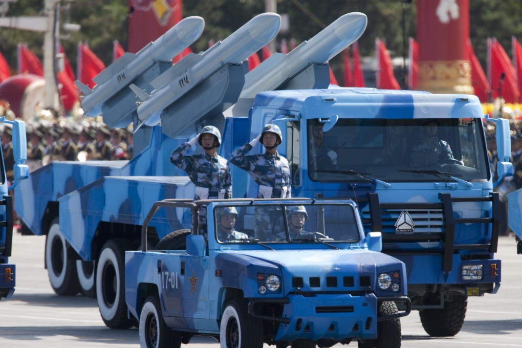 The PLA’s strategic and tactical missile force is using virtual reality to train its soldiers. Photo: EPA