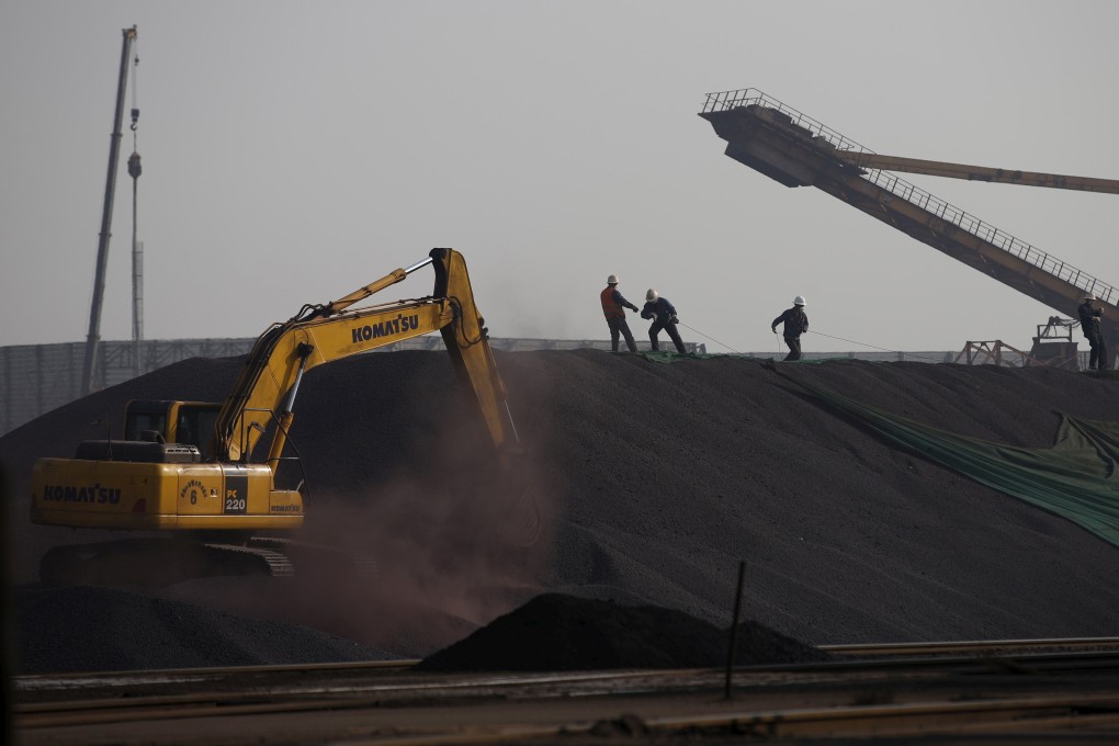 Workers at a steel factory in Hebei. The accident happened at an iron mine in the northern province. Photo: Reuters