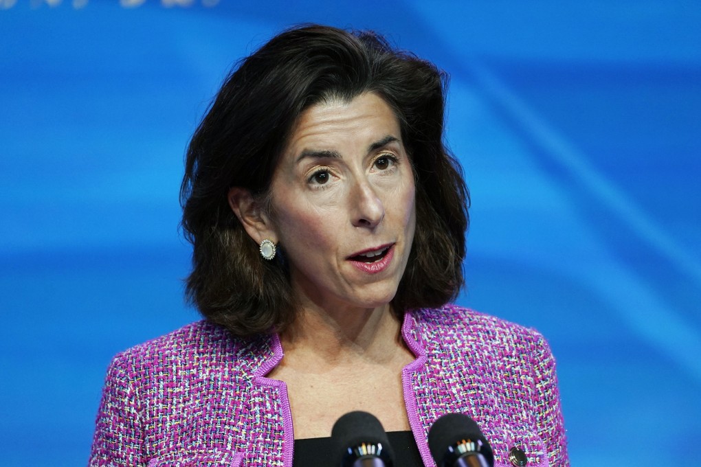 US Commerce Secretary Gina Raimondo says the subpoenas will help the administration “make a determination for possible action that best protects the security of American companies, American workers, and US national security”. Photo: AP
