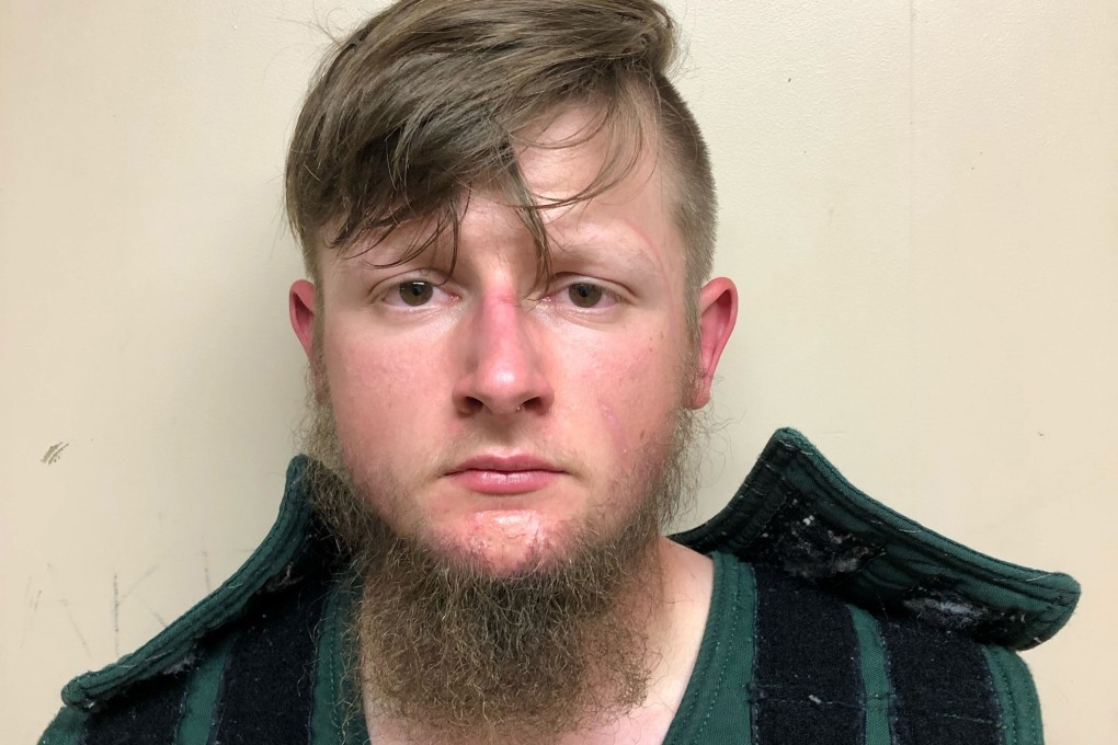 Robert Aaron Long after he was taken into custody. Photo: Reuters