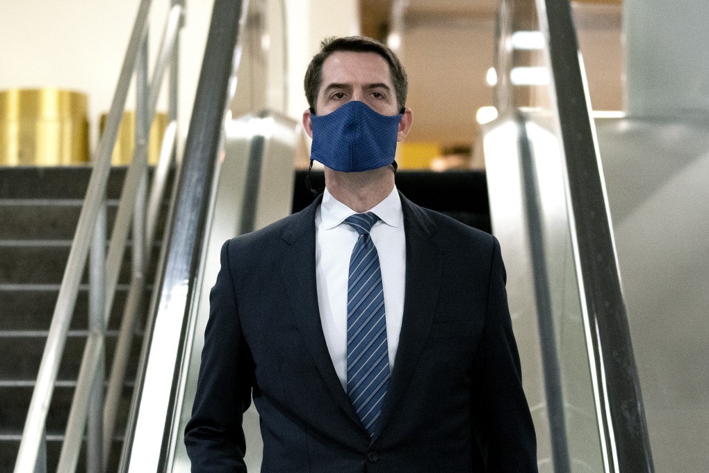 China “has supercharged the loss of American manufacturing jobs”, said Senator Tom Cotton. Photo: Bloomberg