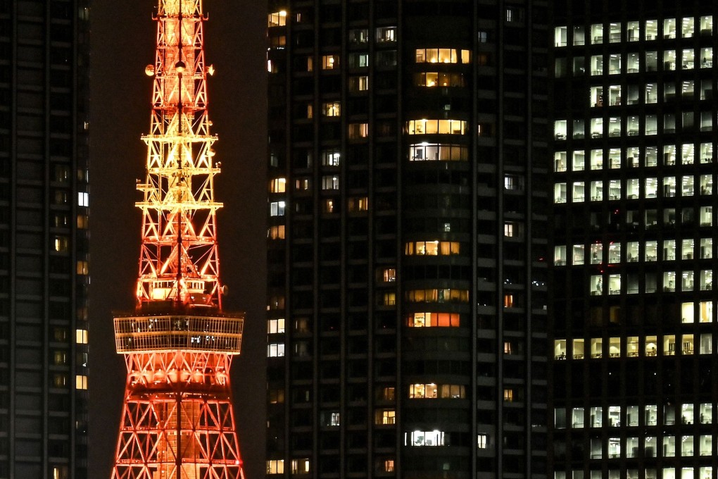 The Tokyo Tower at night. Photo: AFP