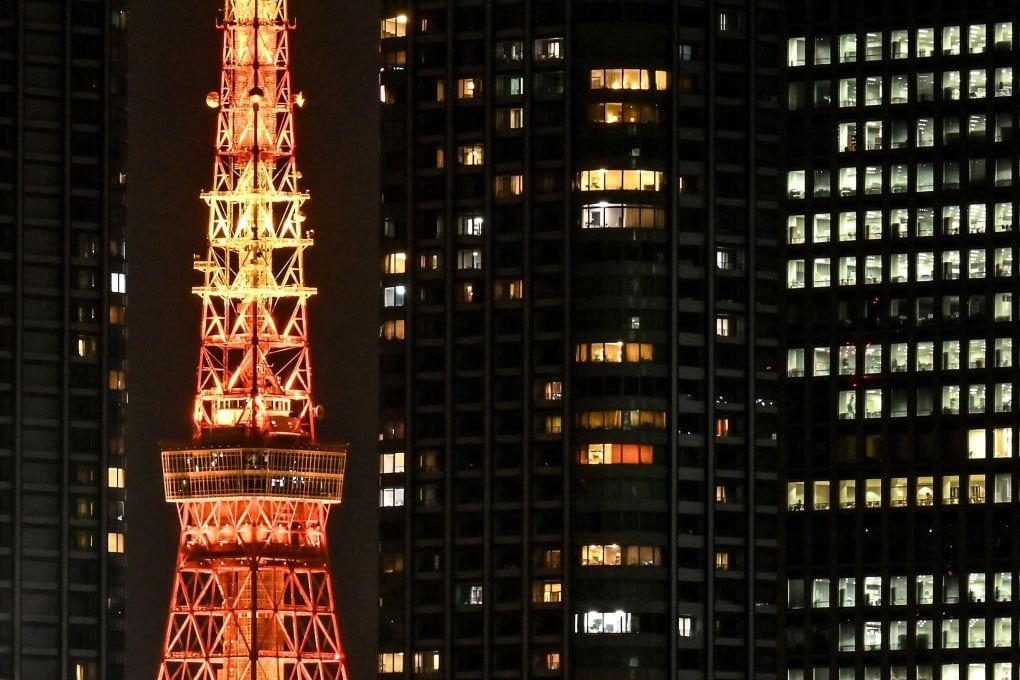 The Tokyo Tower at night. Photo: AFP