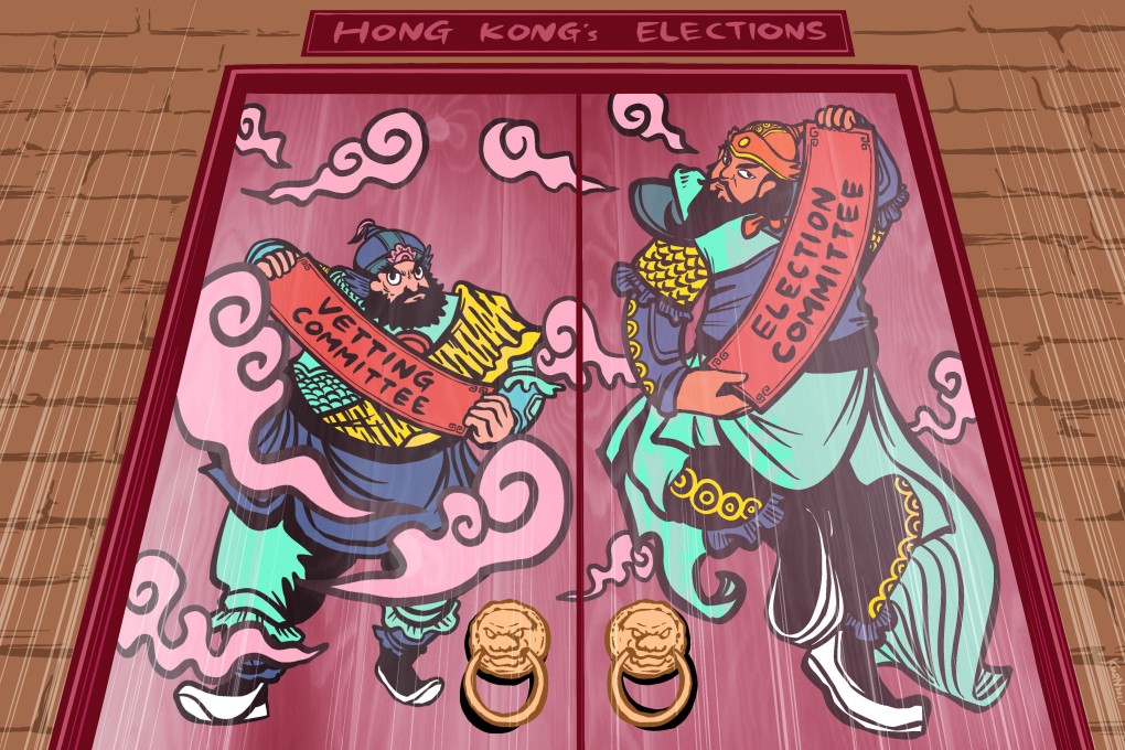 The Election Committee will have vast new powers under the electoral reforms. Illustration by Lau Ka-kuen