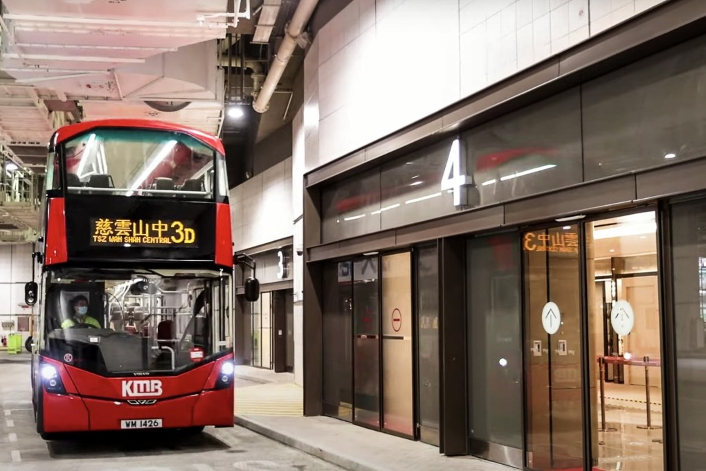 Sensors linked to an artificial intelligence system will be installed at each bus gate to enhance safety standards. Photo: Urban Renewal Authority