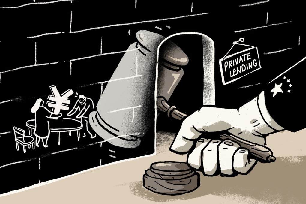 Loans to cash-hungry businesses lead to life imprisonment for woman caught up in campaign against ‘black and evil forces’. Illustration: Perry Tse