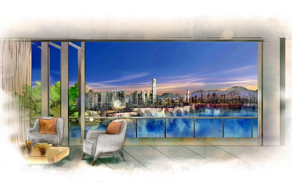 Hong Kong’s waterfront area of South West Kowloon, on the edge of the Kowloon Peninsula, boasts stunning views across Victoria Harbour towards Hong Kong Island and The Peak.