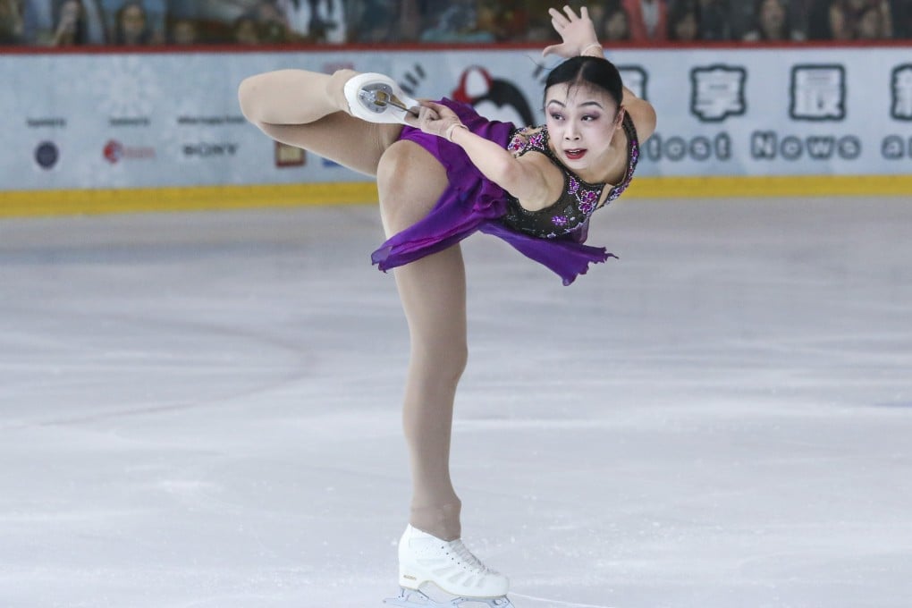 Christy Leung competes at the Asian Open Figure Skating Trophy at Mega Box in Kowloon Bay. Photo: SCMP