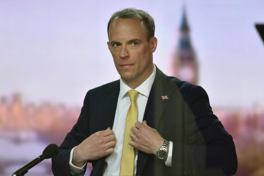 British Foreign Secretary Dominic Raab. Photo: BBC via Reuters
