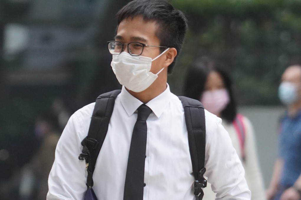 Cheung Chun-ho was also charged with possessing an offensive weapon in a public place after he was found with a laser pointer. Photo: Winson Wong