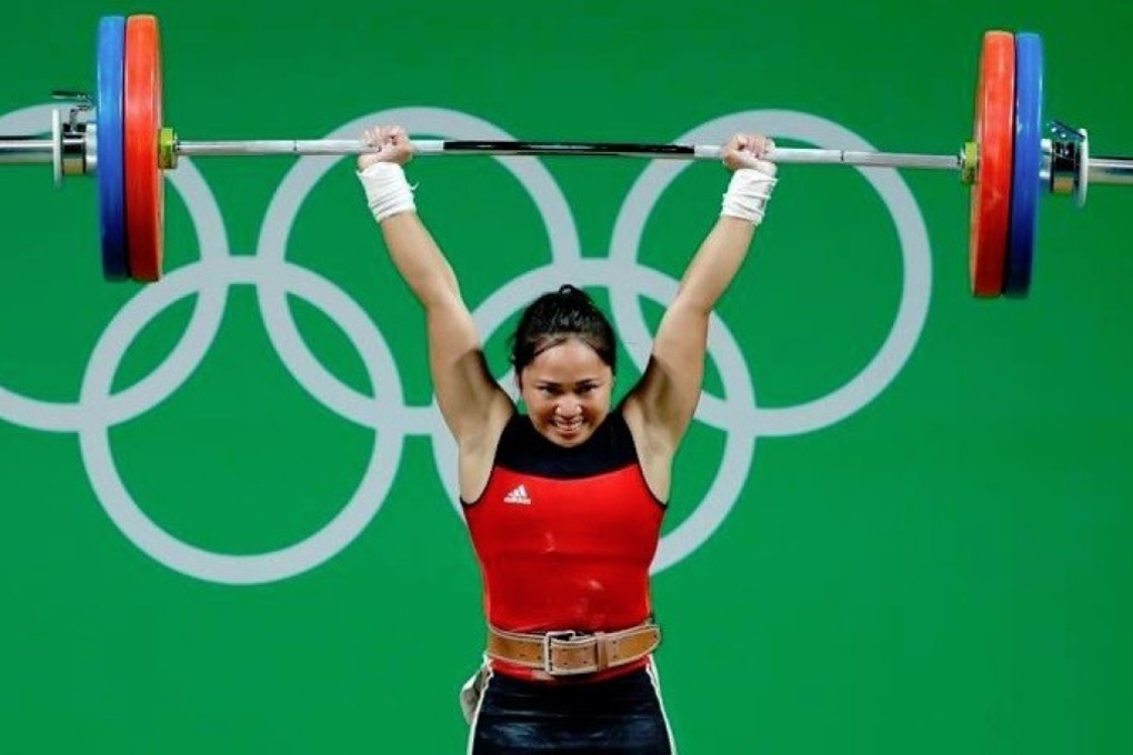 Hidilyn Diaz on her way to the silver medal at the 2016 Olympic Games in Rio. Photo: Handout
