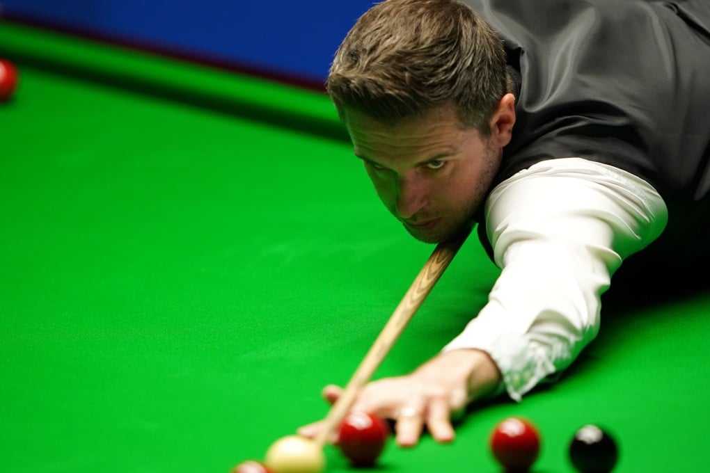 England’s Mark Selby hold the advantage over Shaun Murphy in their World Championship final after day one. Photo: Zac Goodwin – Pool/Getty Images