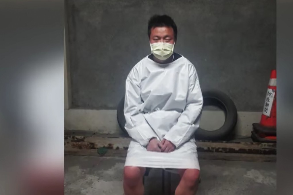 Zhou Xian says he sailed from Fujian province to Taiwan by rubber dinghy. Photo: Handout