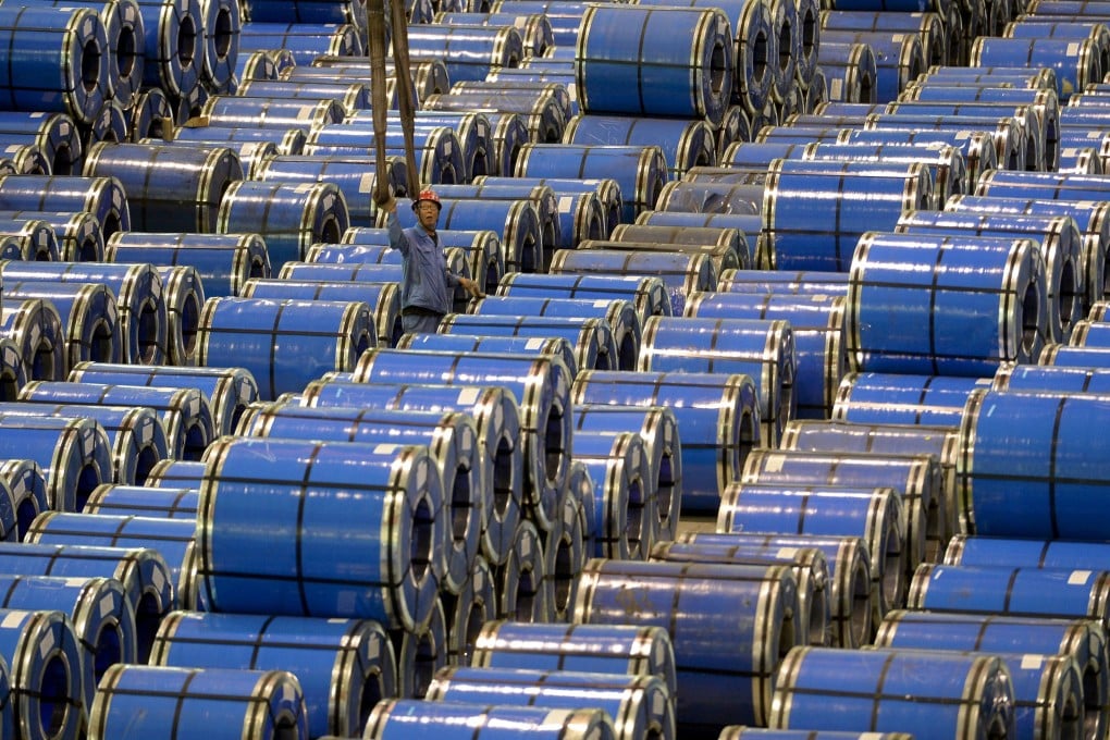 Profits at China’s industrial firms nearly doubled in March from a year ago, as demand for raw materials has increased and the economy recovers from the pandemic. Photo: Reuters