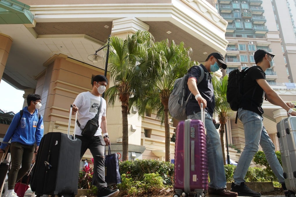 Some fully vaccinated residents of Tung Chung’s Caribbean Coast development are deeply unhappy with their mandatory quarantine order. Photo: Winson Wong