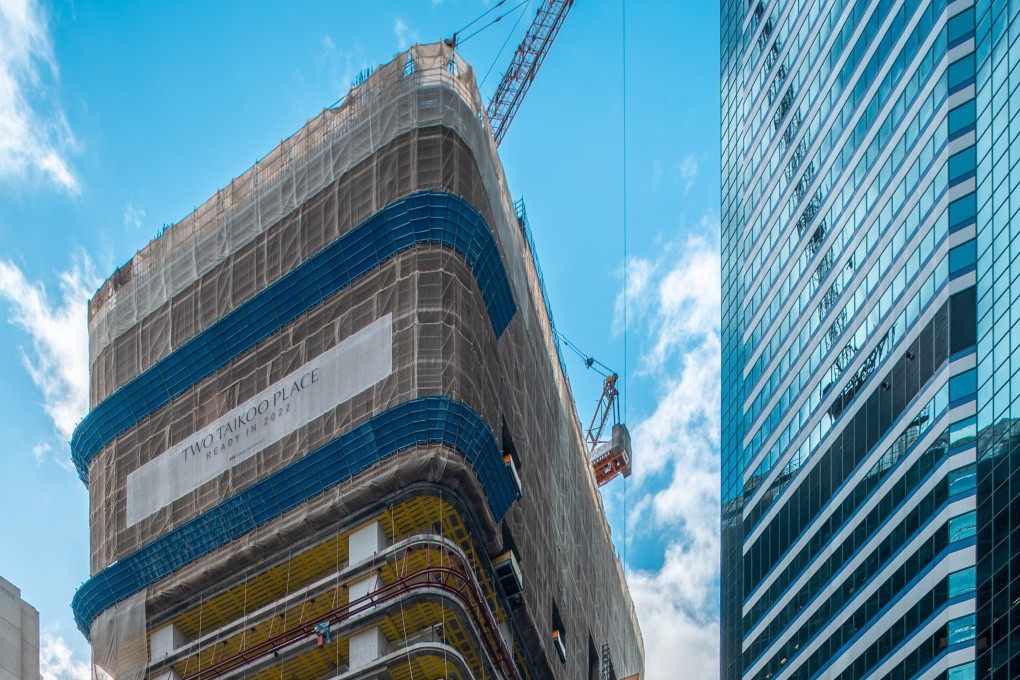 Swire Properties’ Two Taikoo Place offers a gross floor area of 1 million sq ft and should be completed in the second quarter of 2022. Photo: SCMP Pictures
