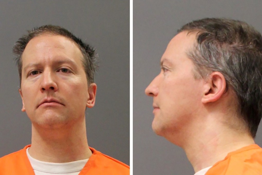 Former Minneapolis Police Officer Derek Chauvin is shown in a combination of police booking photos after a jury in April found him guilty on all counts in the death of George Floyd. Photo: Minnesota Department of Corrections via Reuters