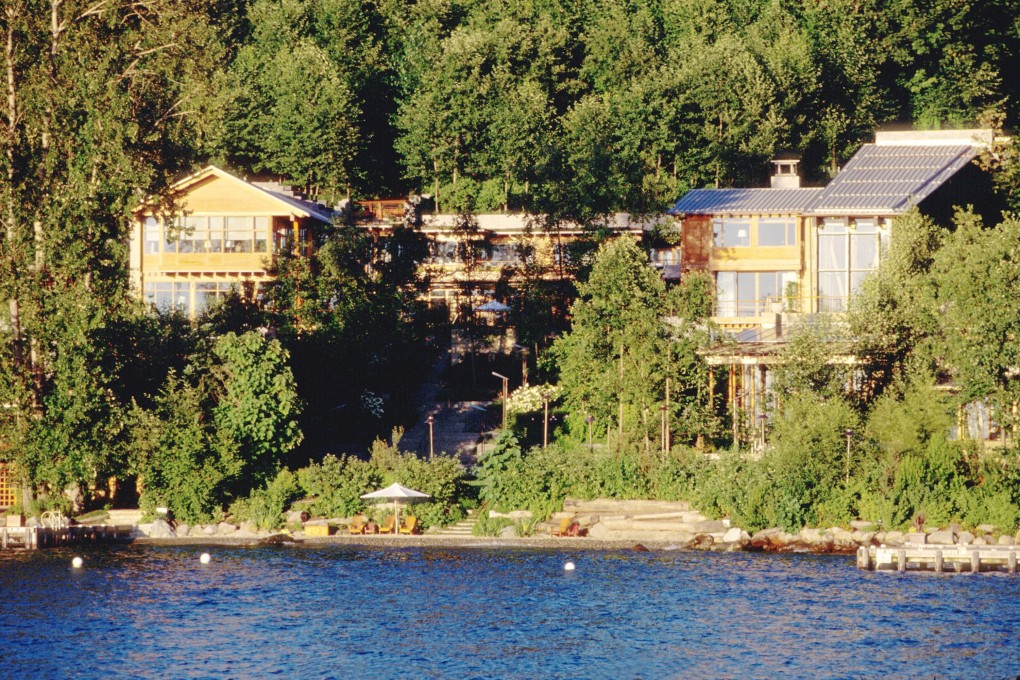The Gates family lakeside home in Medina, Washington. File photo: TNS