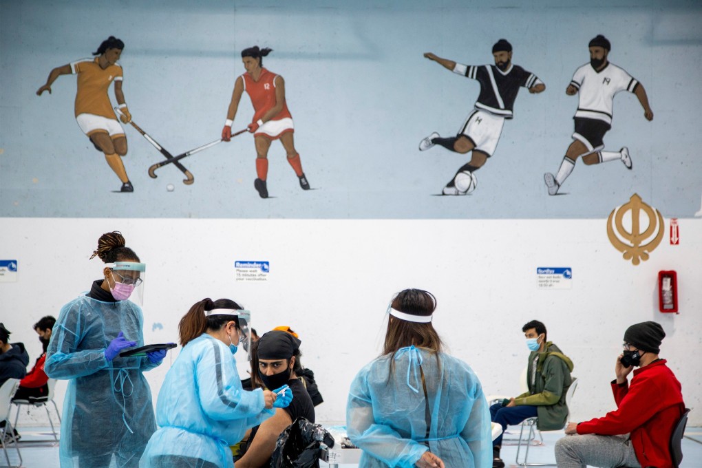 More than 34 per cent of Canadians have received at least one Covid-19 vaccine dose. Photo: Reuters