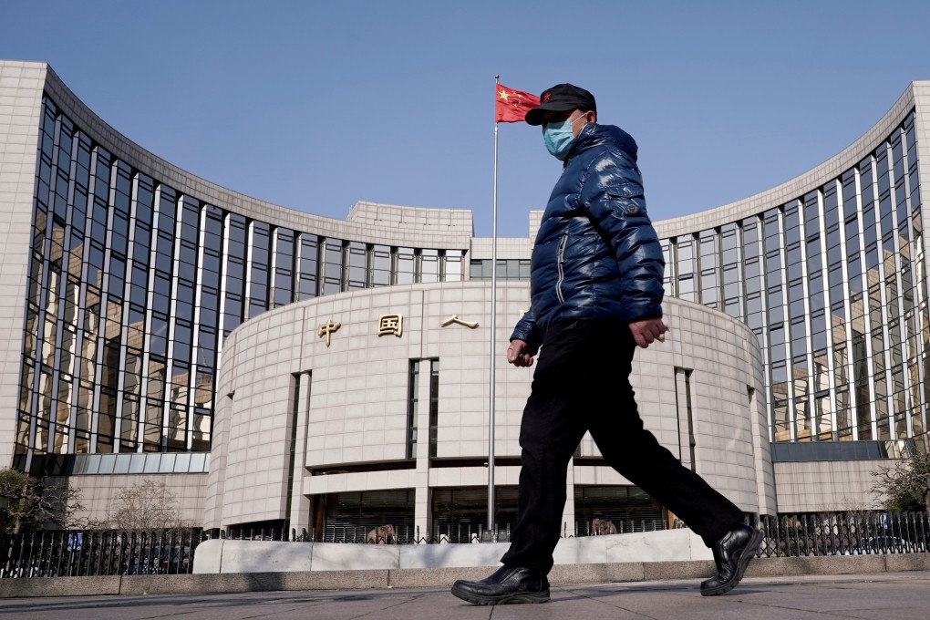 China’s total debt ratio fell 2.6 percentage points to 276.8 per cent of GDP in the first quarter. Photo: Reuters