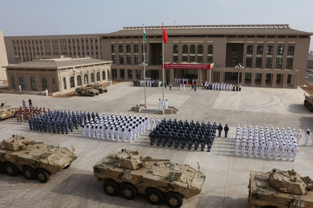 China has already established its first overseas naval base in Djibouti, on Africa’s east coast. Photo: AFP