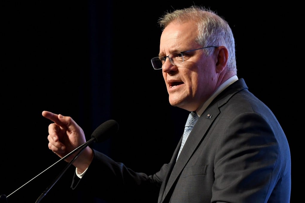 Australian Prime Minister Scott Morrison said his country had always “stood for freedom in our part of the world”. Photo: AFP