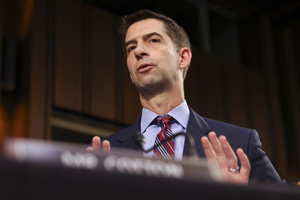 Senator Tom Cotton is one of eight Republicans who signed the letter to the US attorney general. Photo: AP