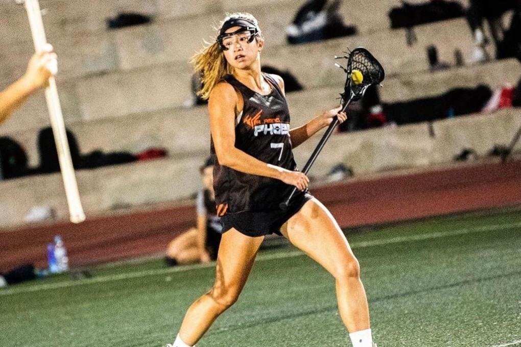 Hong Kong lacrosse player Daphne Li in action. The 28-year-old is targeting the 2022 World Championship. Photo: Handout